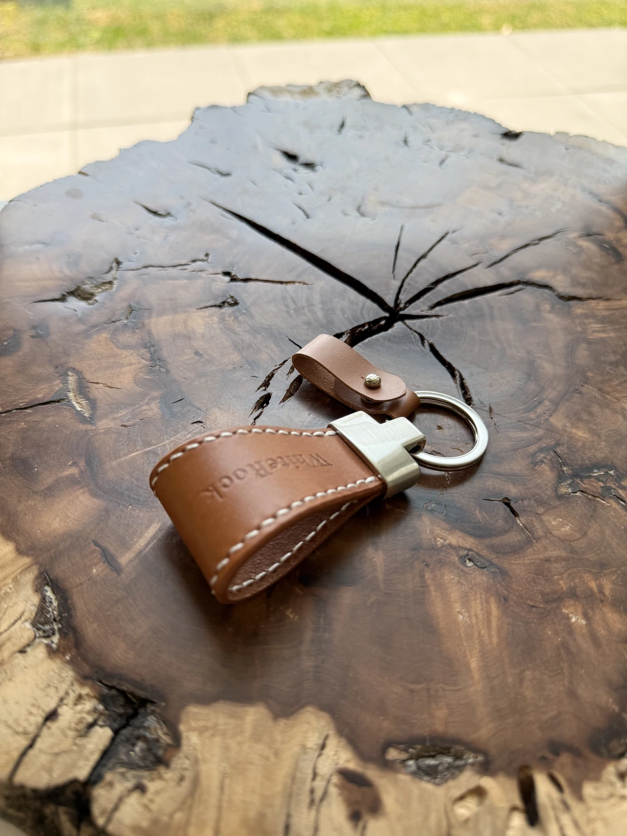 Personalized Leather Keychain