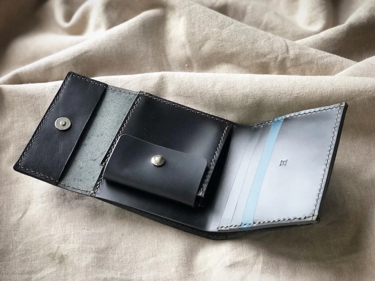 Magnetic Leather Wallet