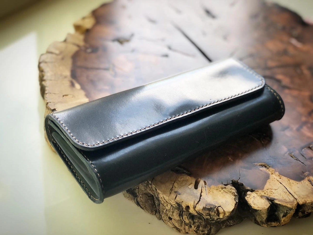 Long Leather Wallet