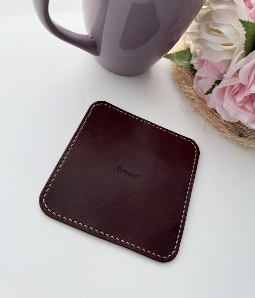 Handcrafted Leather Coaster
