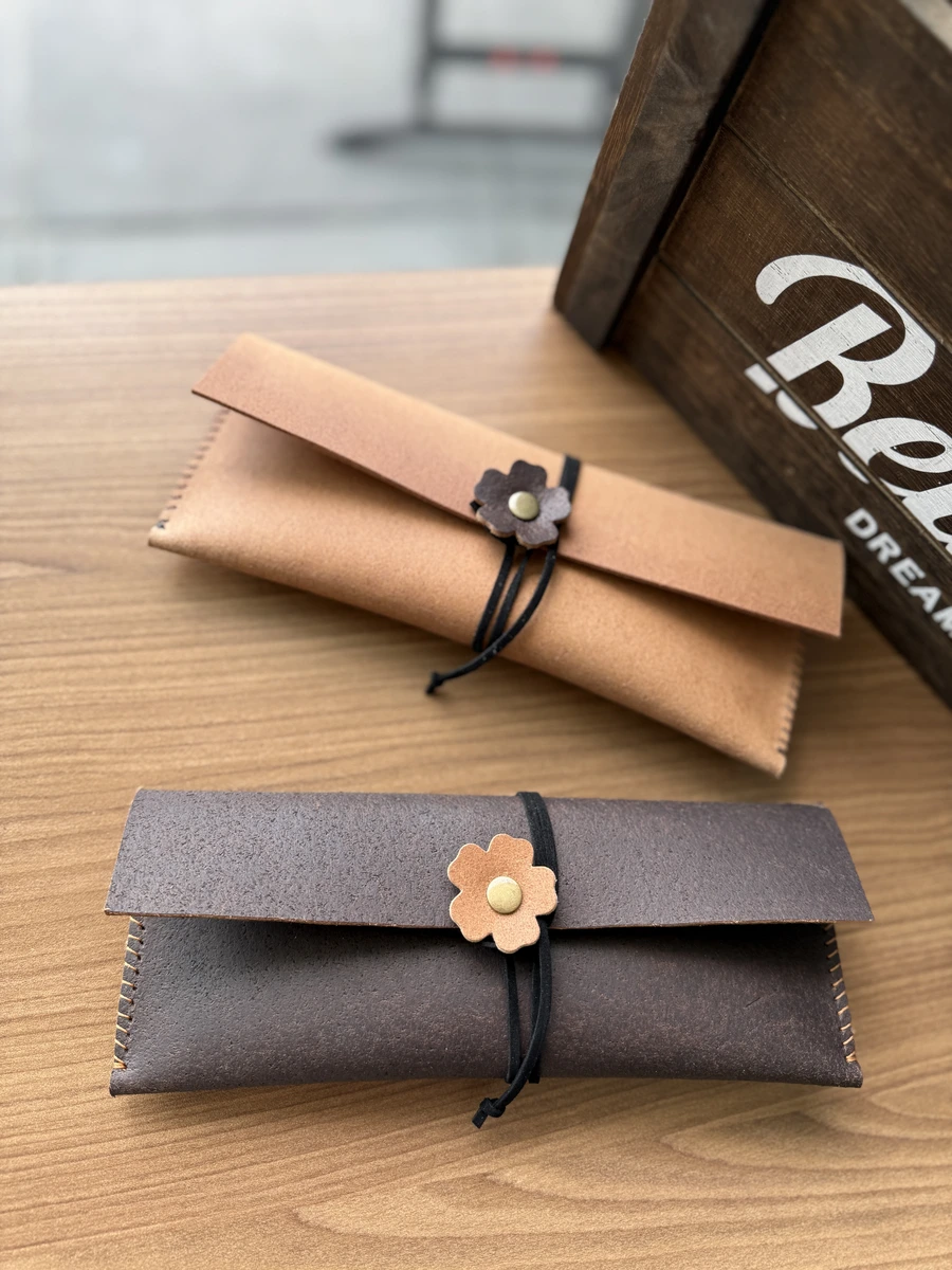Handcrafted Leather Pencil Case