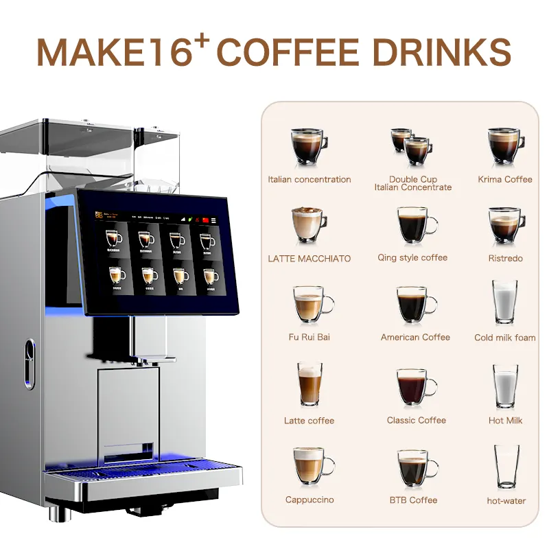 Fully Automatic Coffee Machine with 10.1 Touchscreen