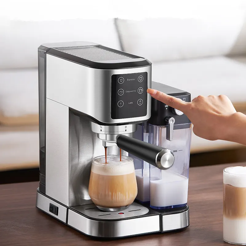 Cappuccino Edelstahl Espresso-Maschine für Zuhause und Gewerbe