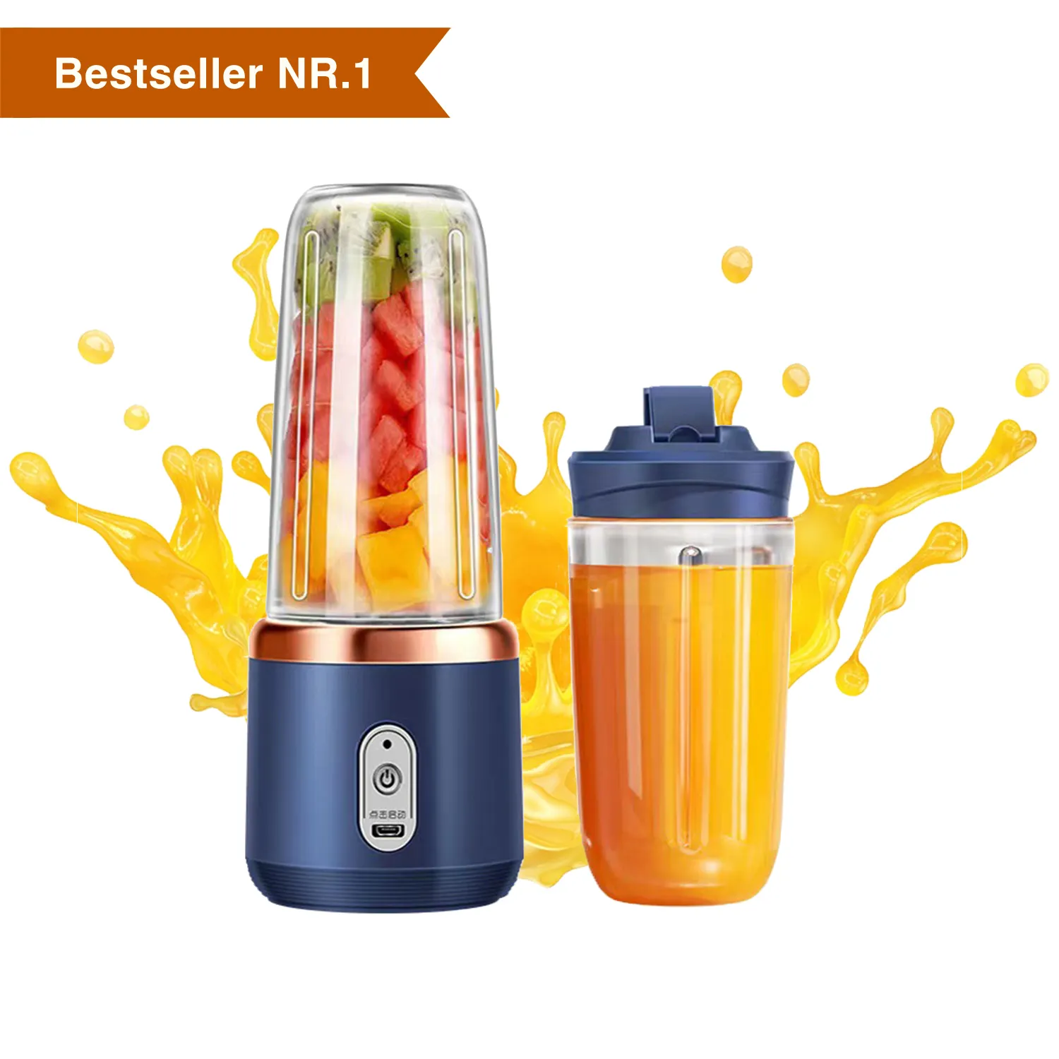 Portable Juicer with USB Charging for Home