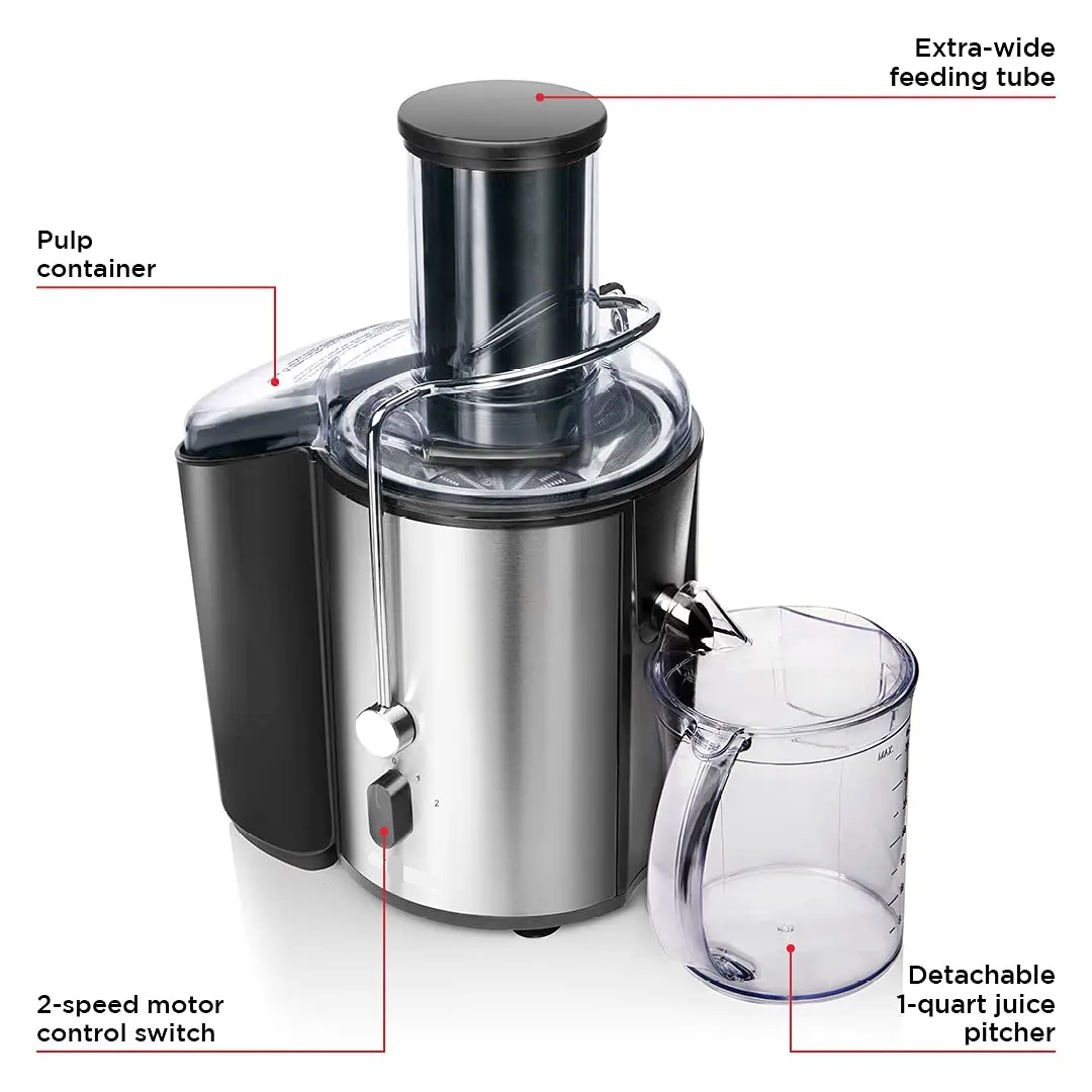 High-Speed Centrifugal Juicer for Home Use