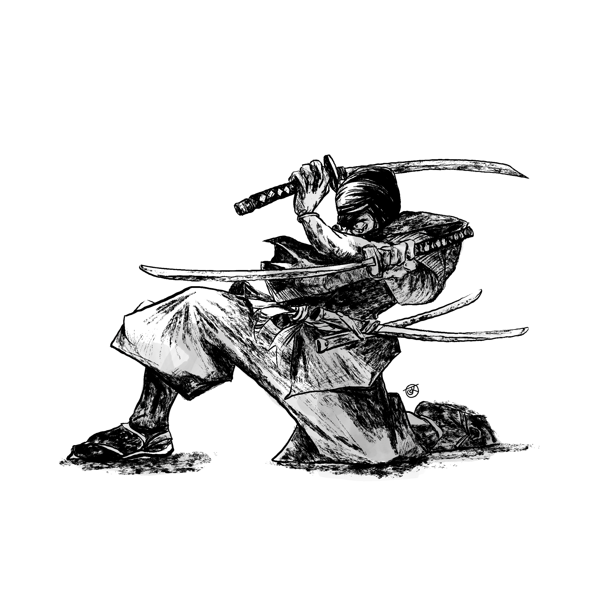 Samurai sticker