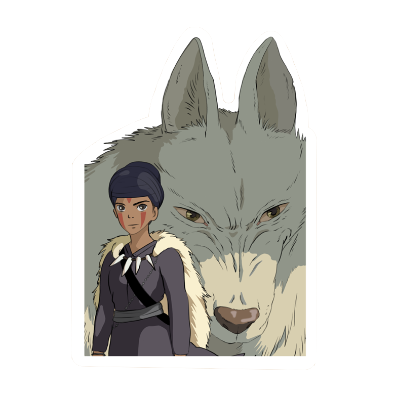Mononoke sticker