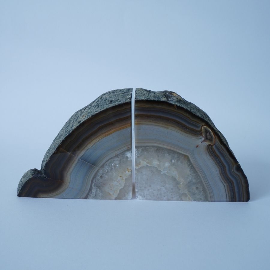 Agate Bookends