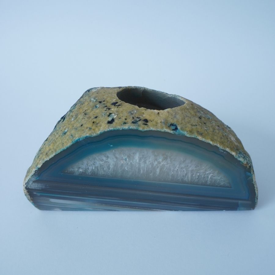 Agate Candle Holder