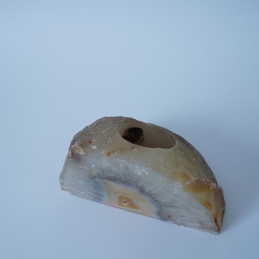 Agate Candle Holder 