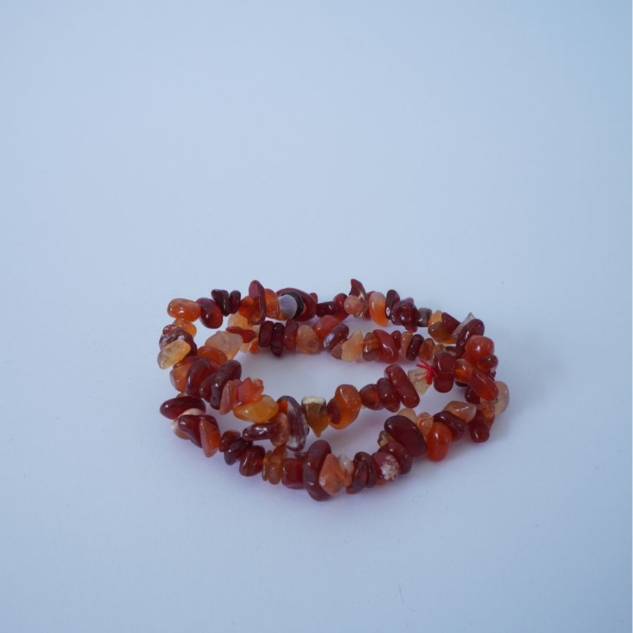 Carnelian Chip Bracelet 