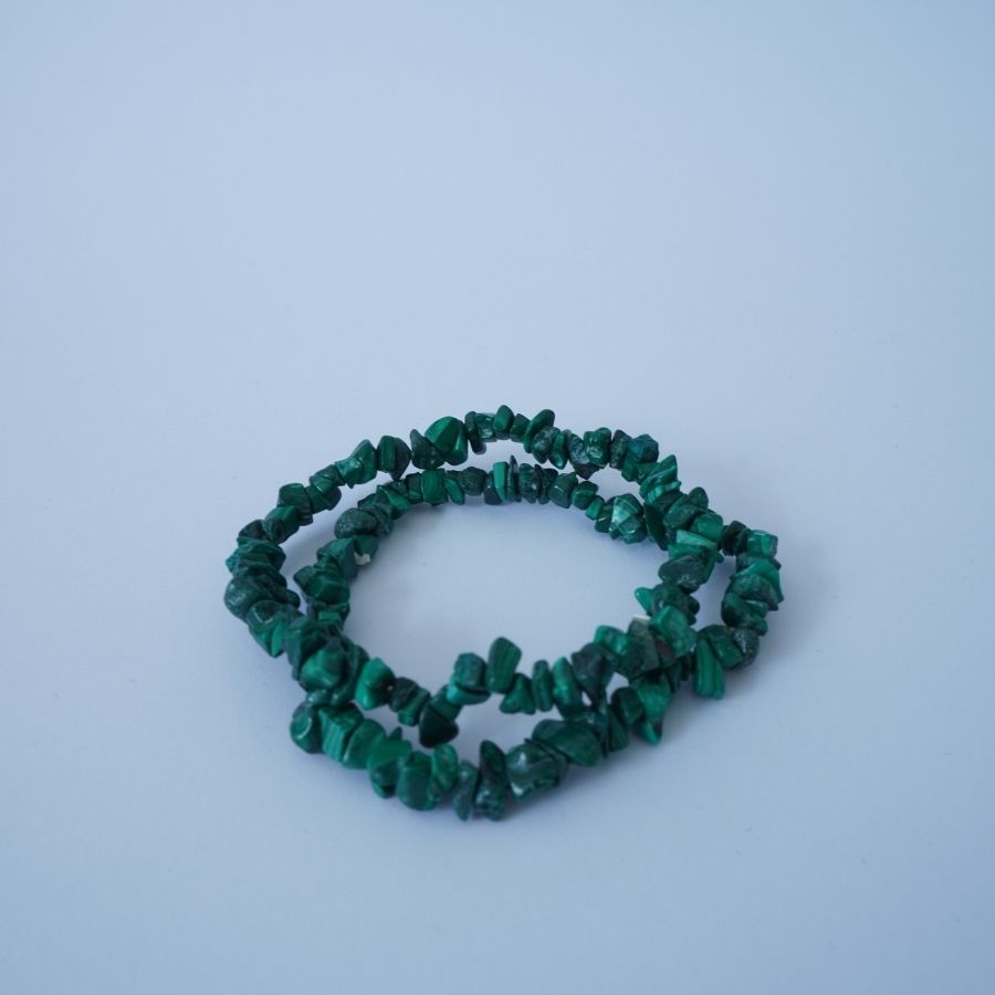 Malachite Chip Bracelet