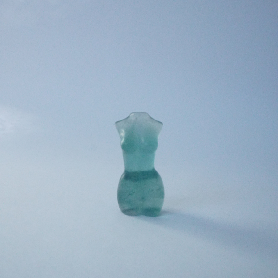 Green Fluorite Body Carving