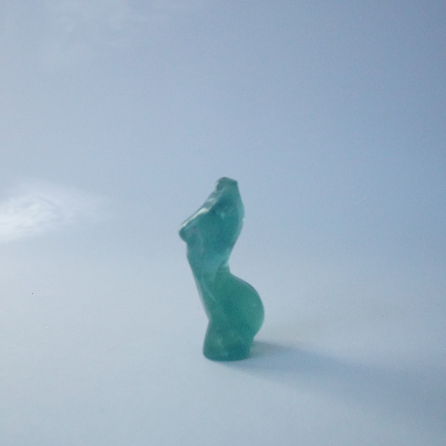Green Fluorite Body Carving