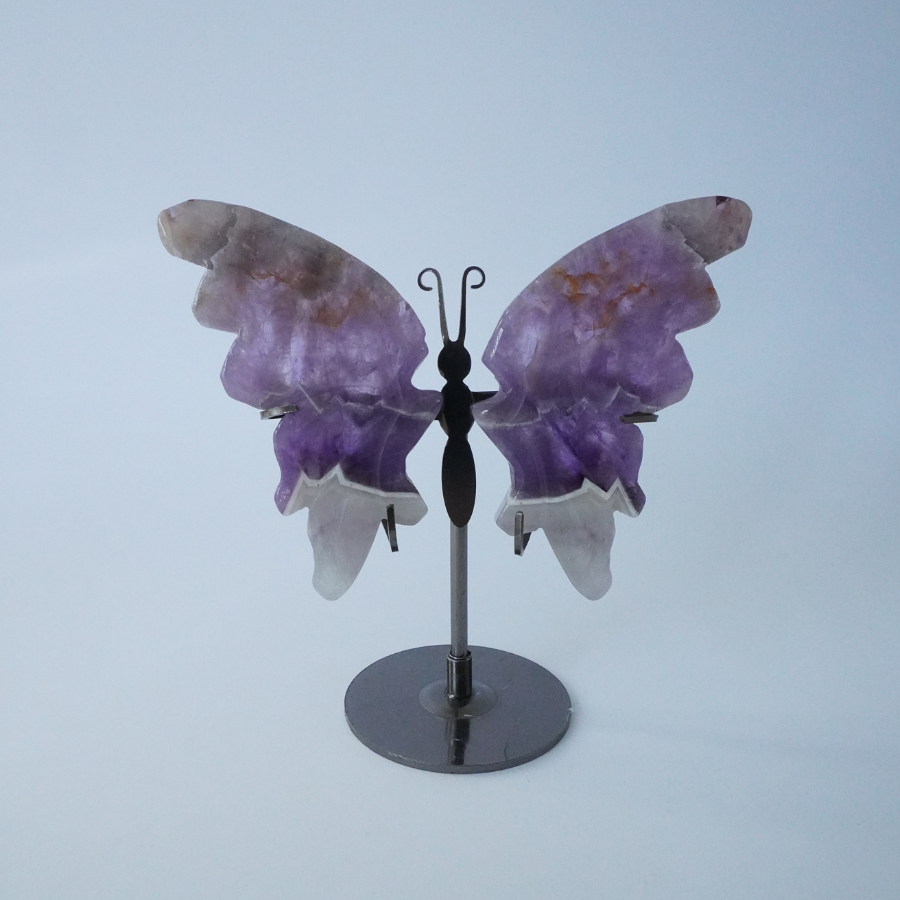 Amethyst Wings with Stand 