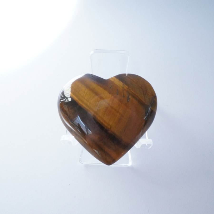 Tigers Eye Heart 
