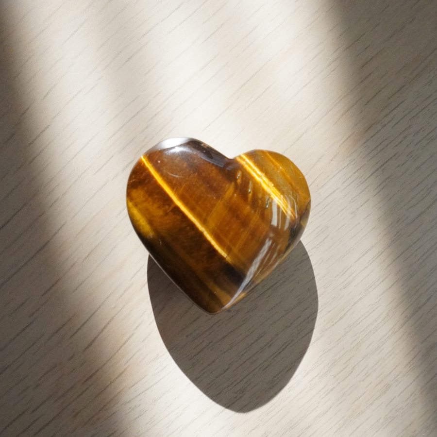 Tigers Eye Heart 