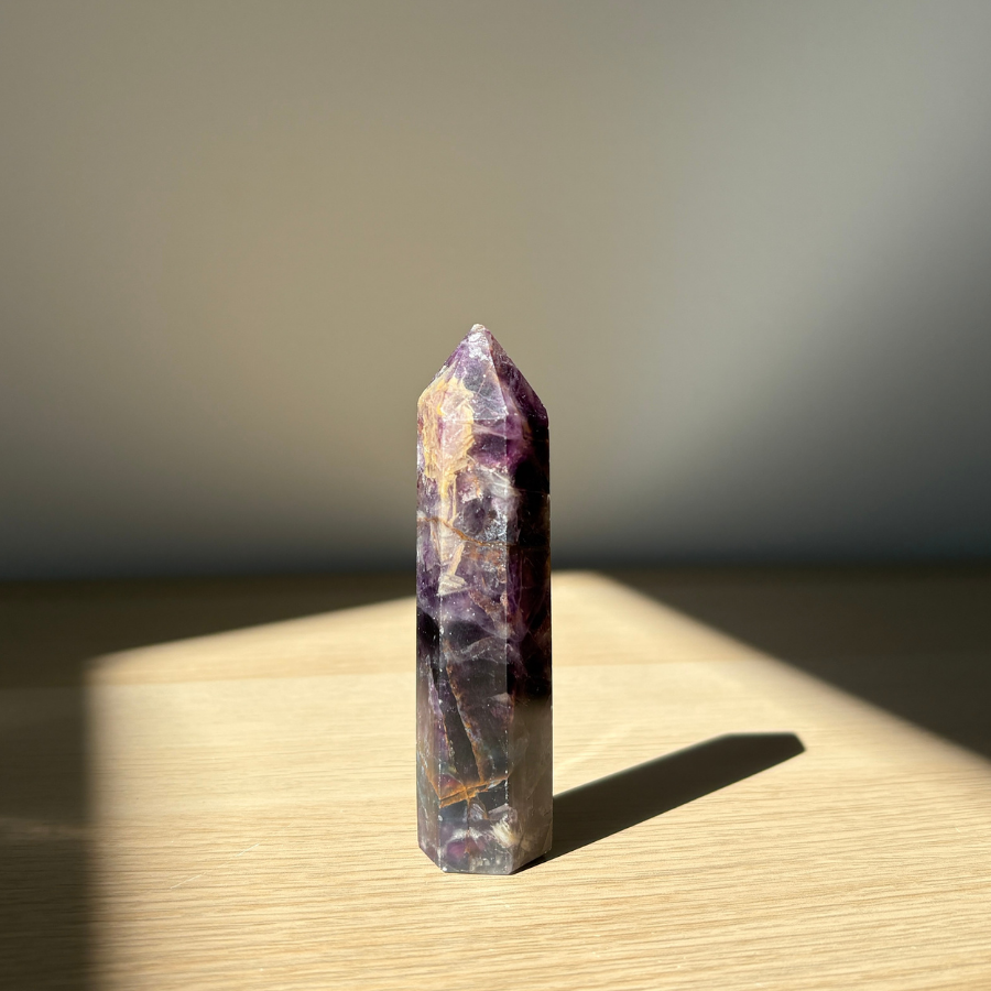 Rainbow Fluorite Tower 