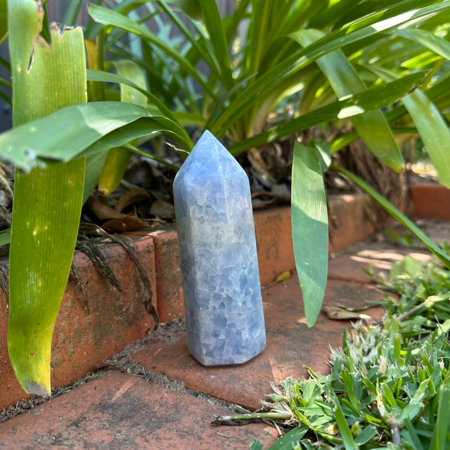 Blue Calcite Towers