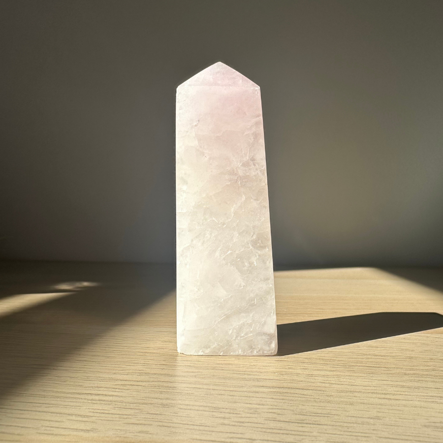 Pink Mangano Calcite Tower