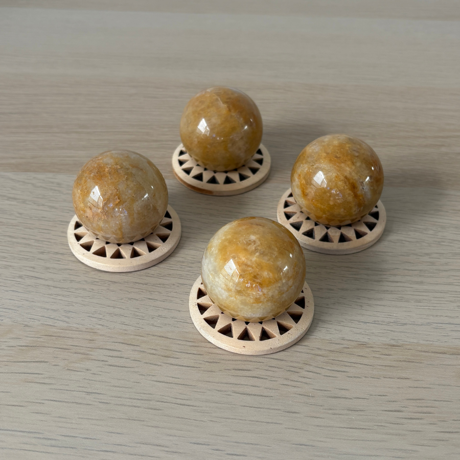 Yellow Jade Small Sphere 