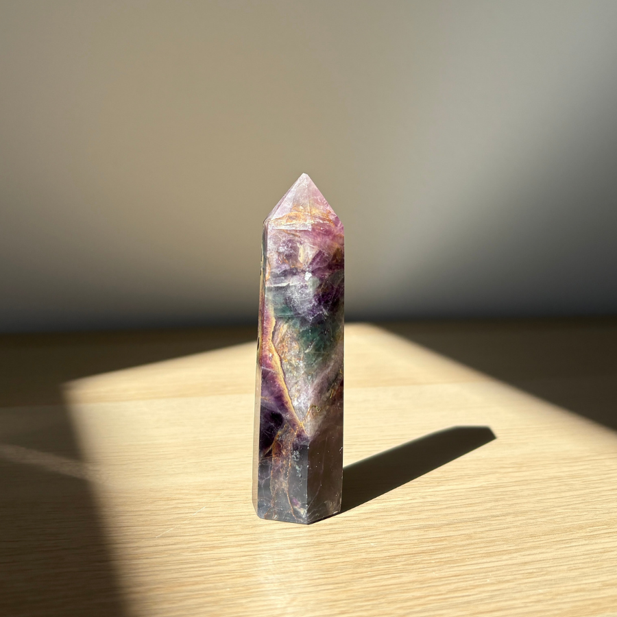 Rainbow Fluorite Tower 
