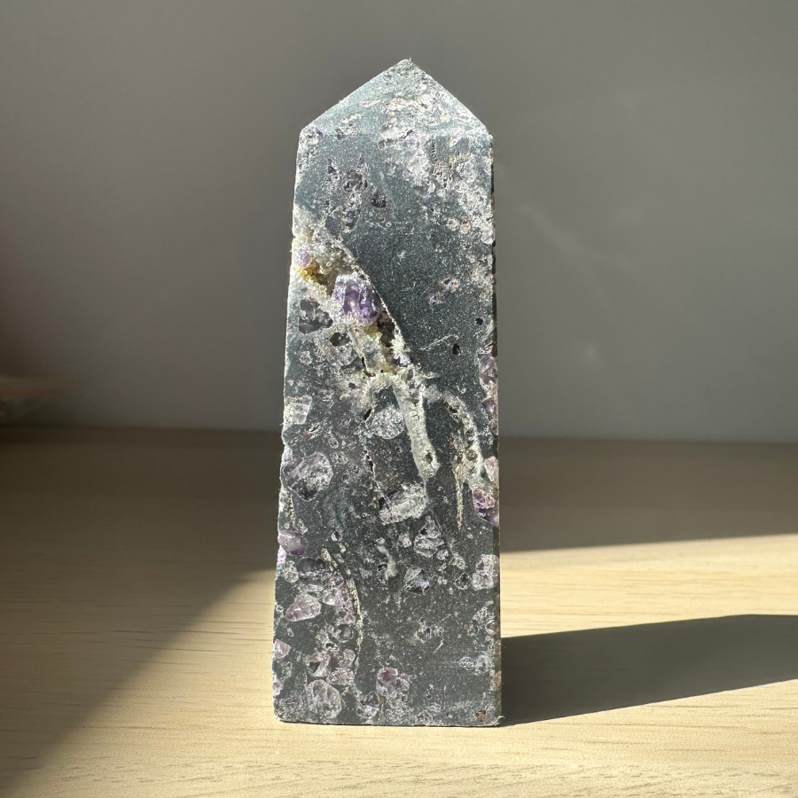 Purple Sphalerite Tower