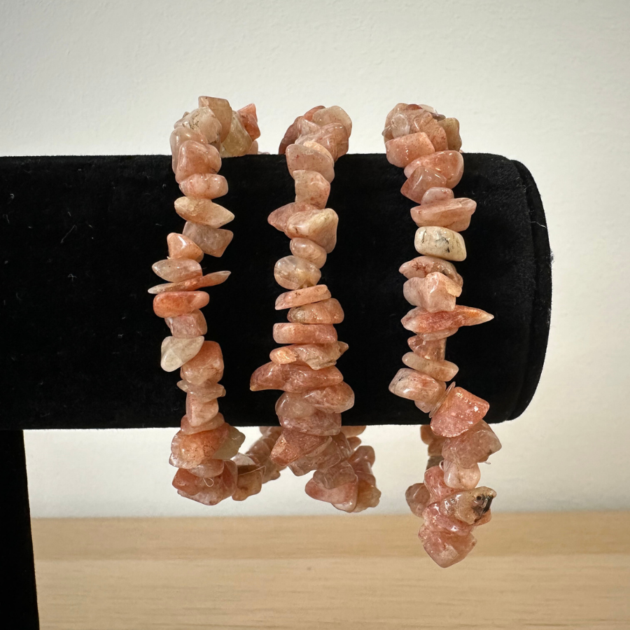 Sunstone Chip Bracelet 