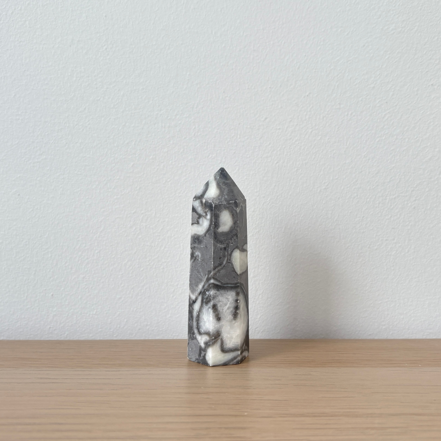 Shell Fossil Jasper Tower