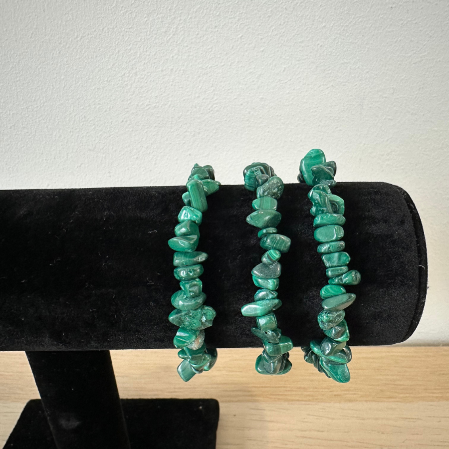 Malachite Chip Bracelet