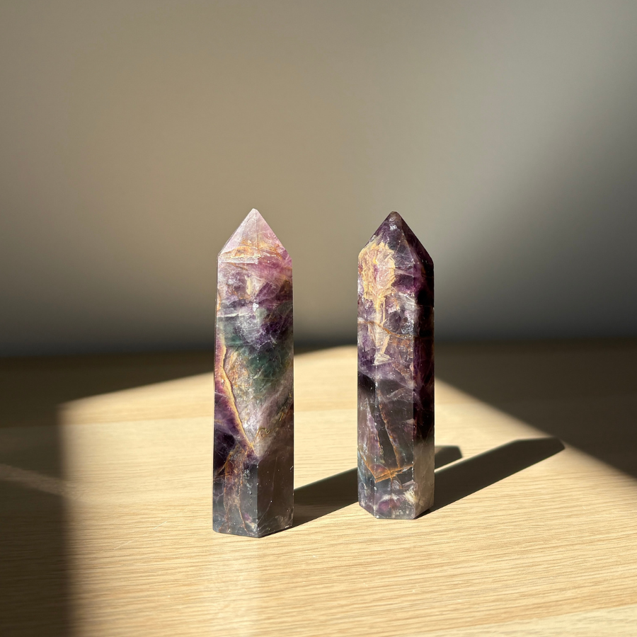 Rainbow Fluorite Tower 