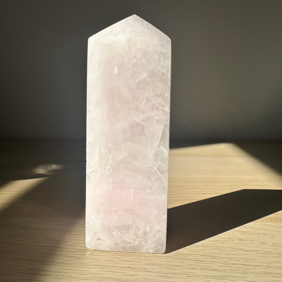 Pink Mangano Calcite Tower