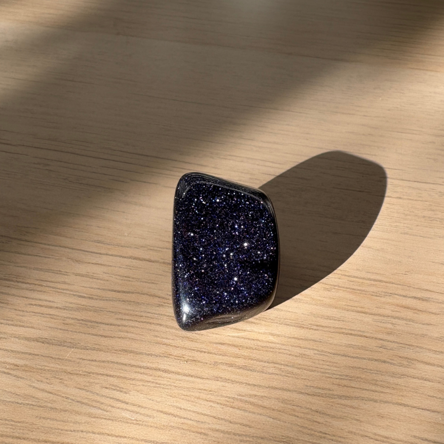 Blue Goldstone Tumbles