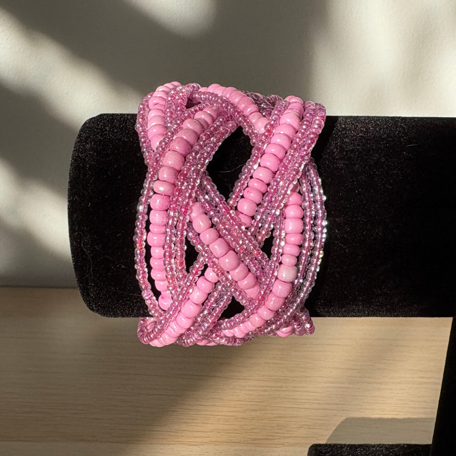Beaded Cuff Bracelet 
