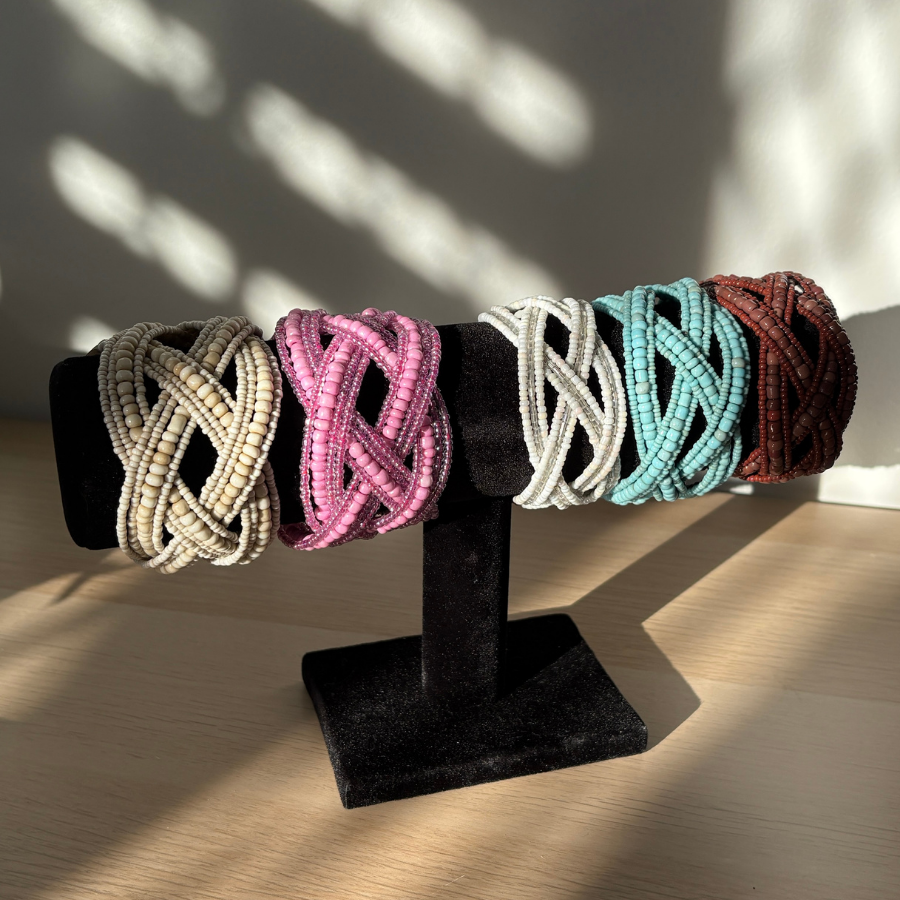 Beaded Cuff Bracelet 