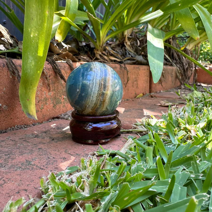 Blue Onyx Spheres