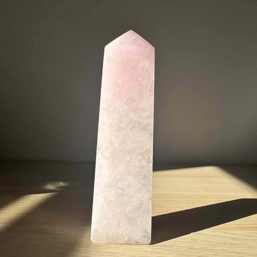 Pink Mangano Calcite Tower