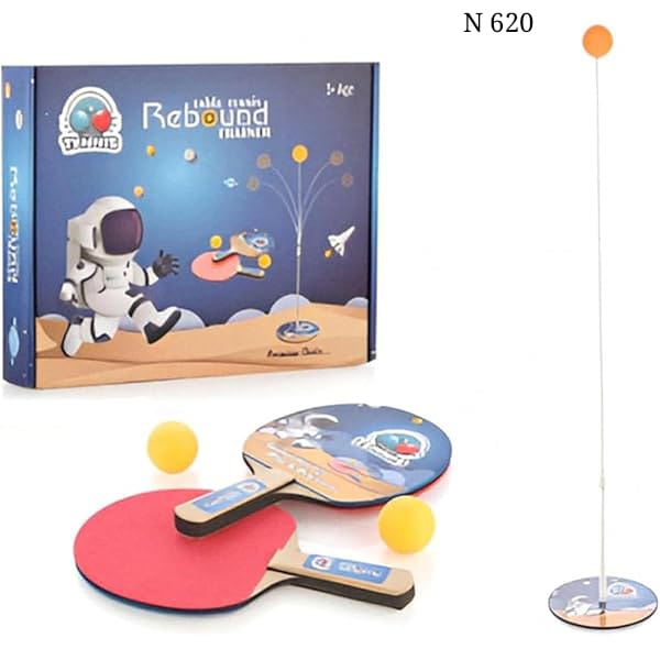 Space Theme Table Tennis Rebound Trainer Set