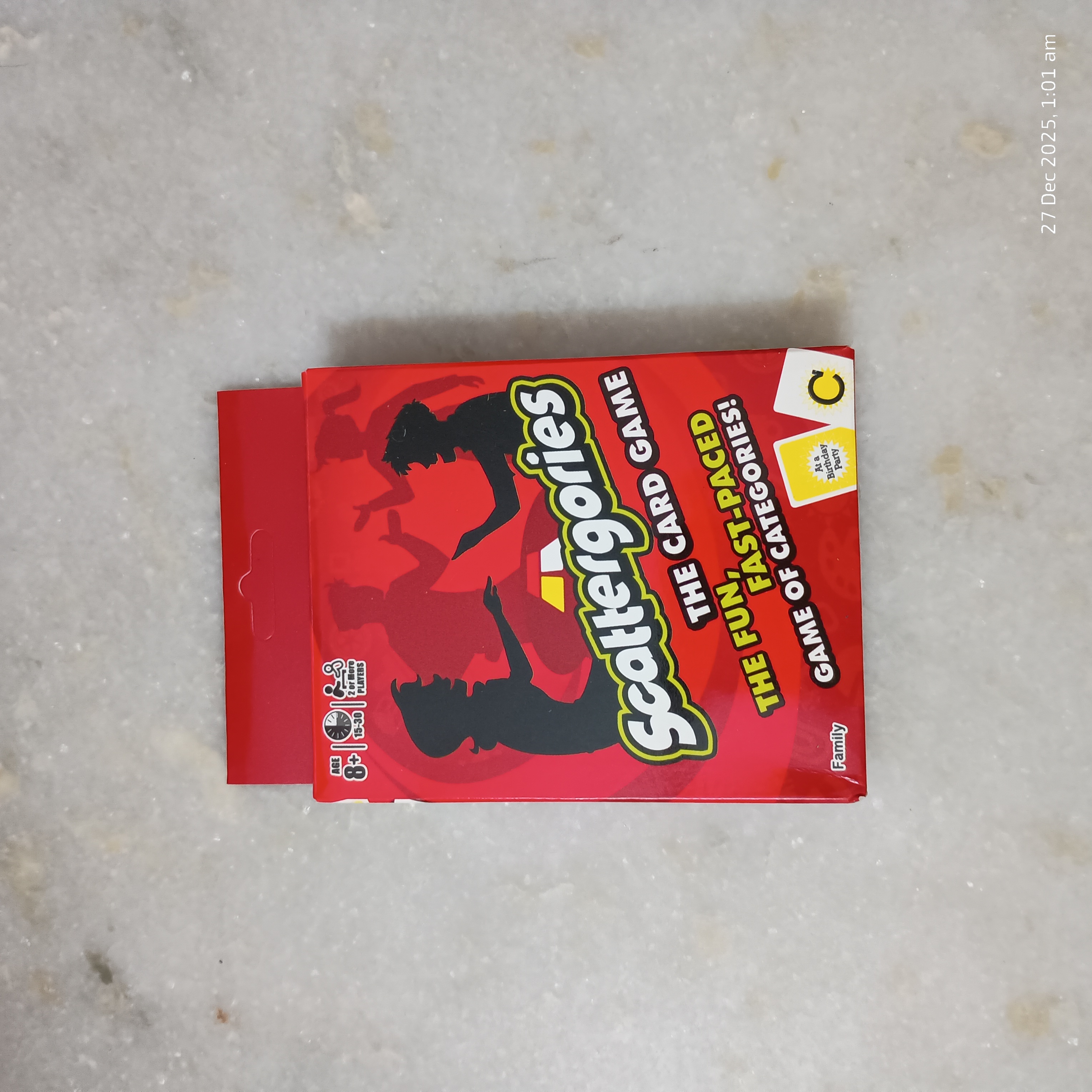 Scattergories The Card Game