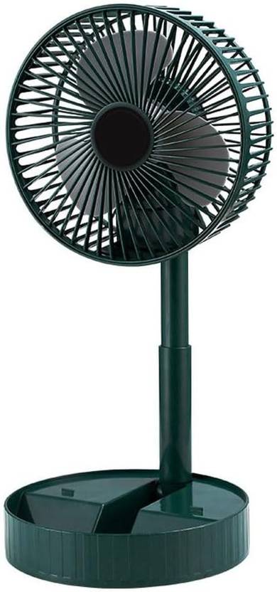 SPERO Foldable and Portable Standing Fan Air coller USB Fan, 3 Speeds Rechargeable Portable USB Fan with and 1 Natural Mode | Adjustable Height Cooling Fan USB Fan  (Multicolor)
