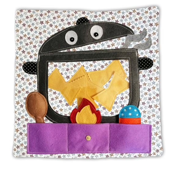 Quiet Book Cibo senza Copertina