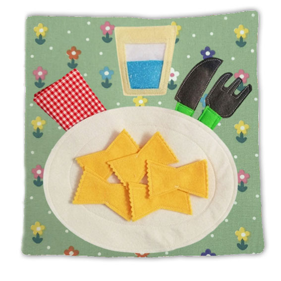 Quiet Book Cibo senza Copertina