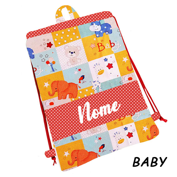 Sacca/zainetto e tovaglietta merenda