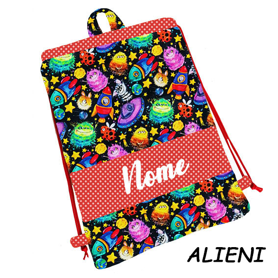 Sacca/zainetto e tovaglietta merenda