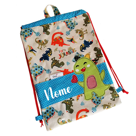 Sacca/zaino DINOSAURO