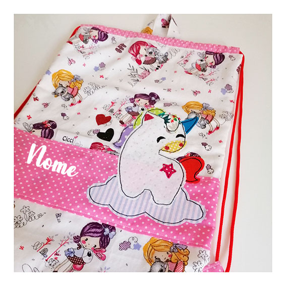 Sacca/Zaino  e Grembiule UNICORNO