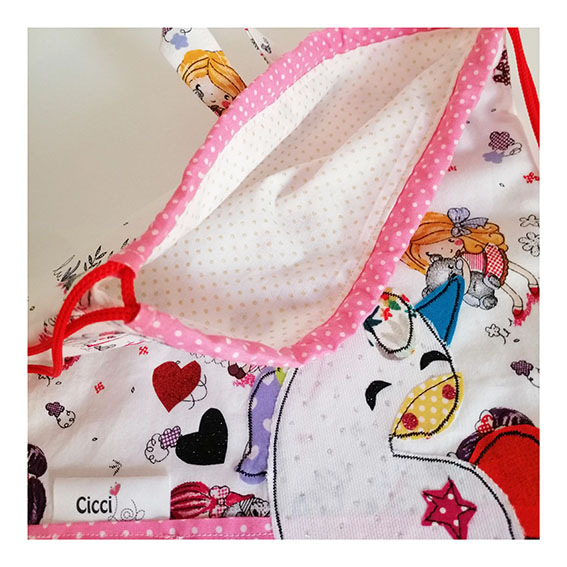 Sacca/Zaino  e Grembiule UNICORNO