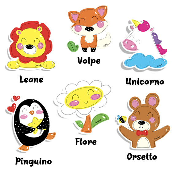 Stickers AMICI MIEI