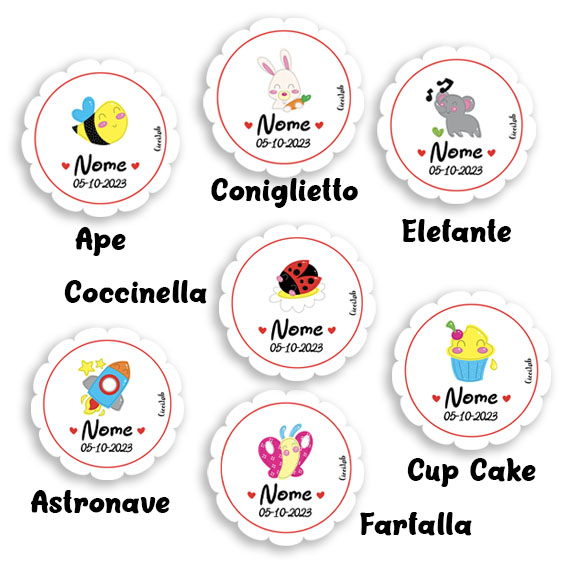 8 Bigliettini. ROTONDI Eventi