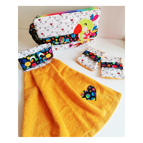 Tovaglietta SEMPRE SU gialla e 2 Rettangolotti